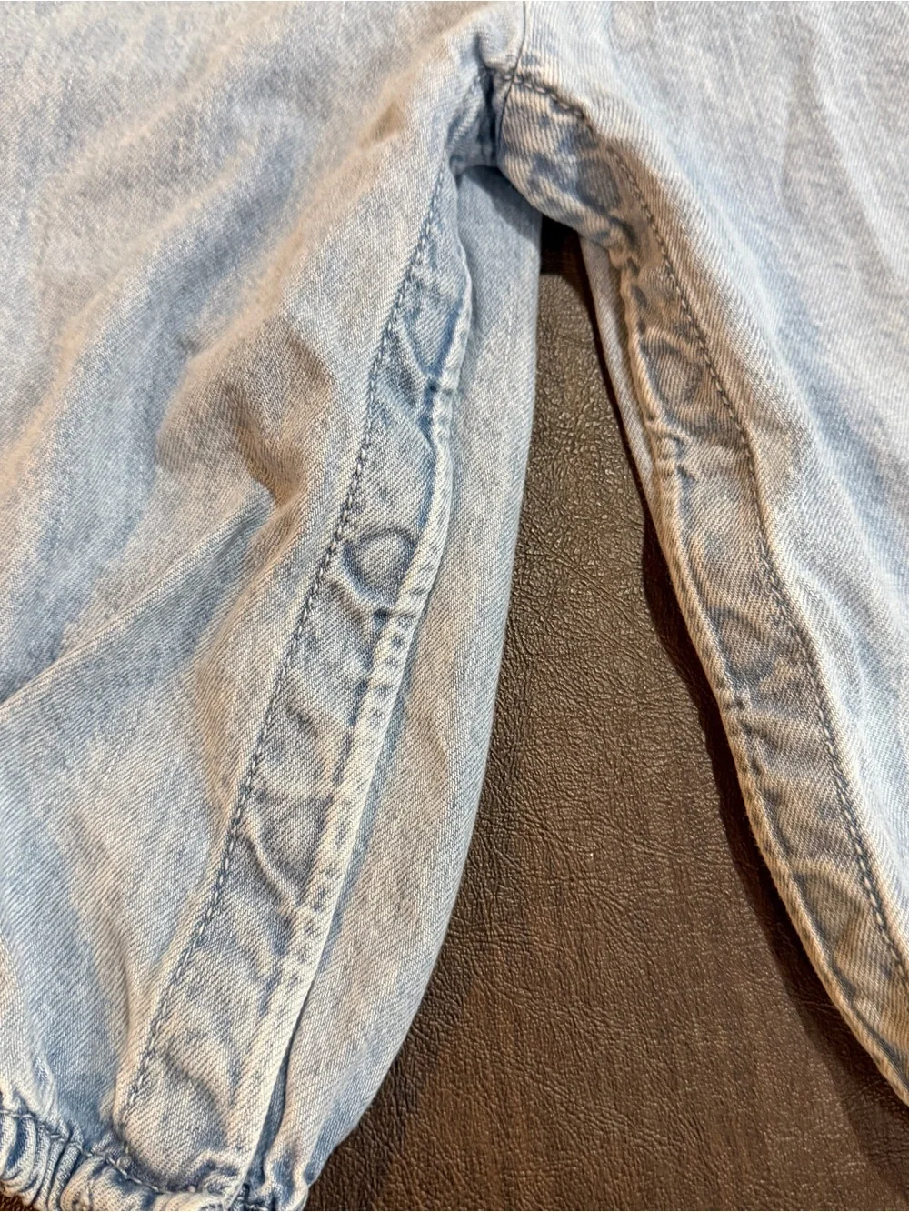 Vestback Light Wash Overalls OshKosh B'gosh Sz 24M